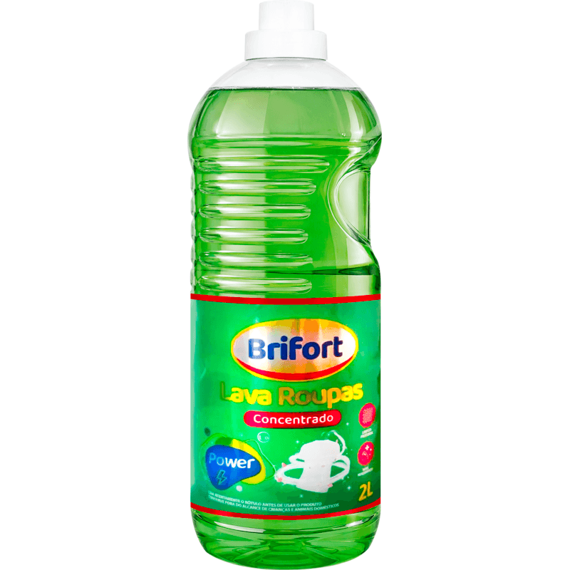 Lava Roupas Líquido Brifort Concentrado Verde 2L