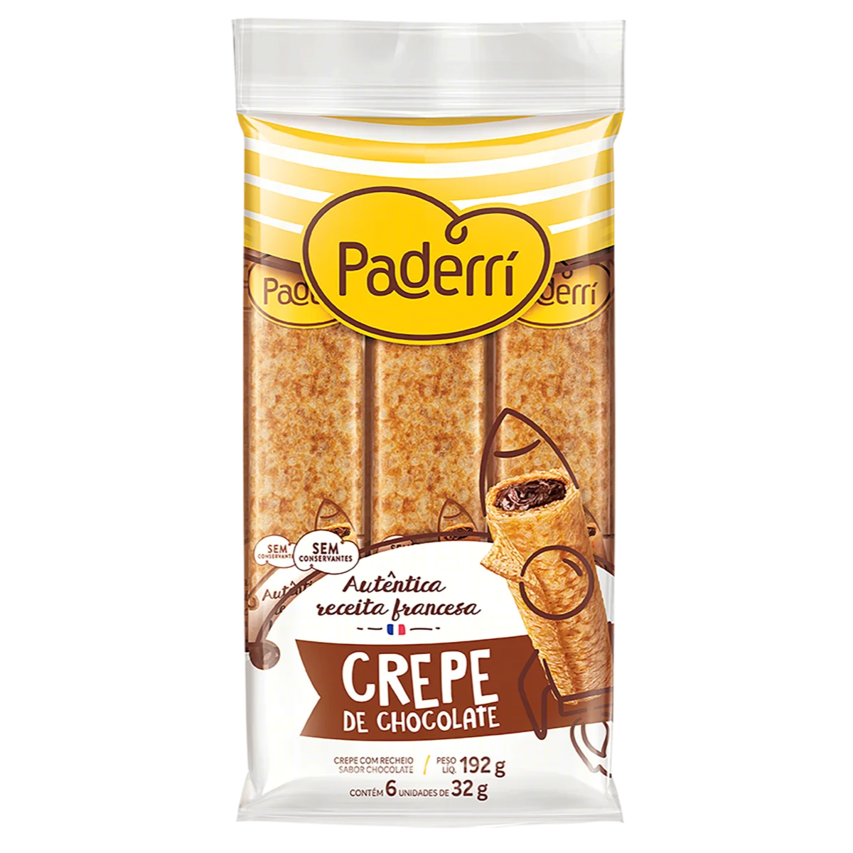 Crepe PADERRI Chocolate 150g