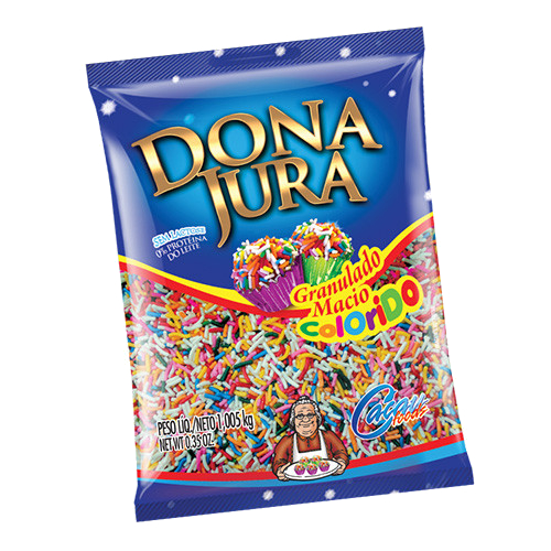 Granulado Colorido Mesclado Dona Jura 1,005 Kg