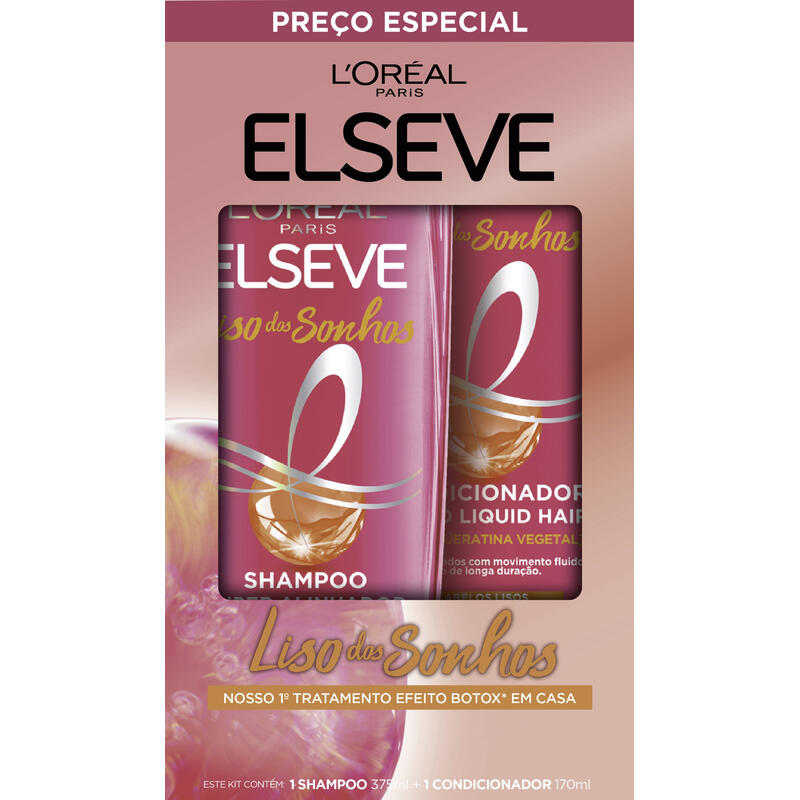 Kit Elseve Shampoo + Condicionador Botox