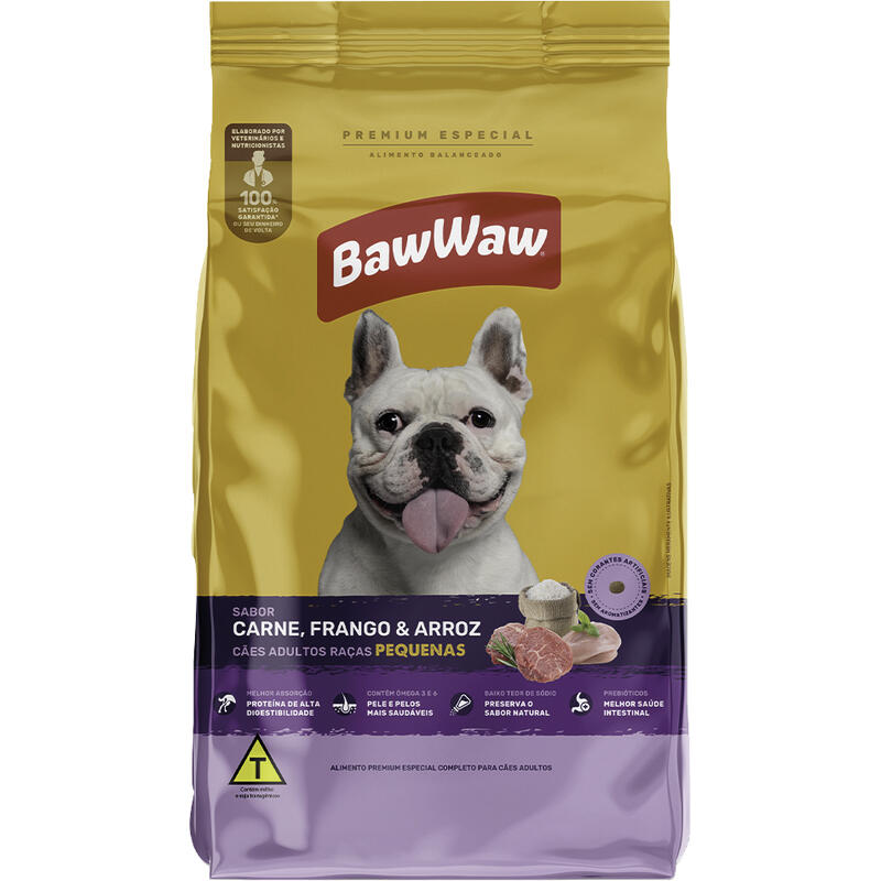 Alimento Cães Adultos Baw Waw Mix 10,1kg