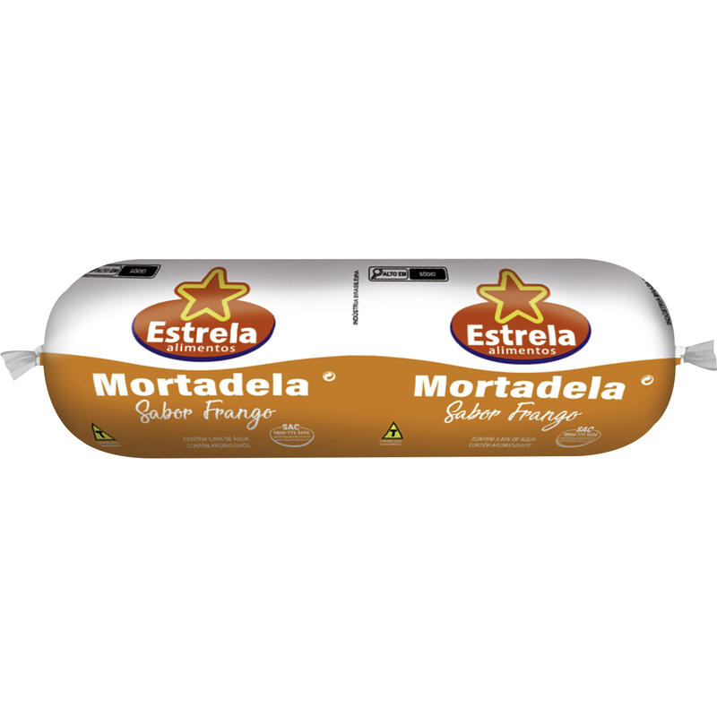 Mortadela de Frango Estrela Preço por quilo na peça