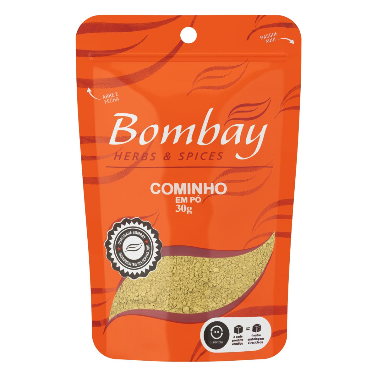 Cominho BOMBAY Herbs & Spices em Pó 30g