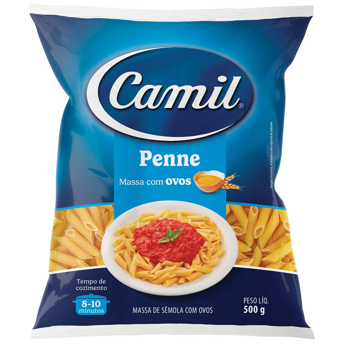 Macarrão com Ovos Camil Penne 500g