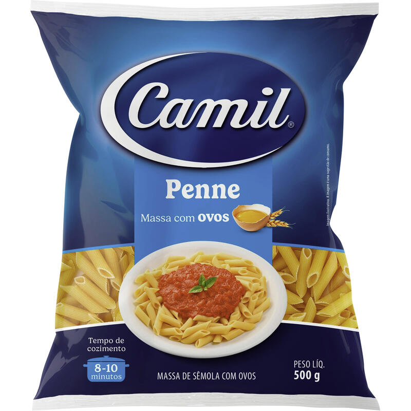 Macarrão com Ovos Camil Penne 500g