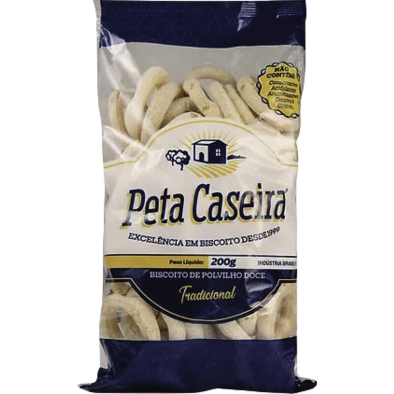 Biscoito de Polvilho Peta Caseira Tradicional 200g