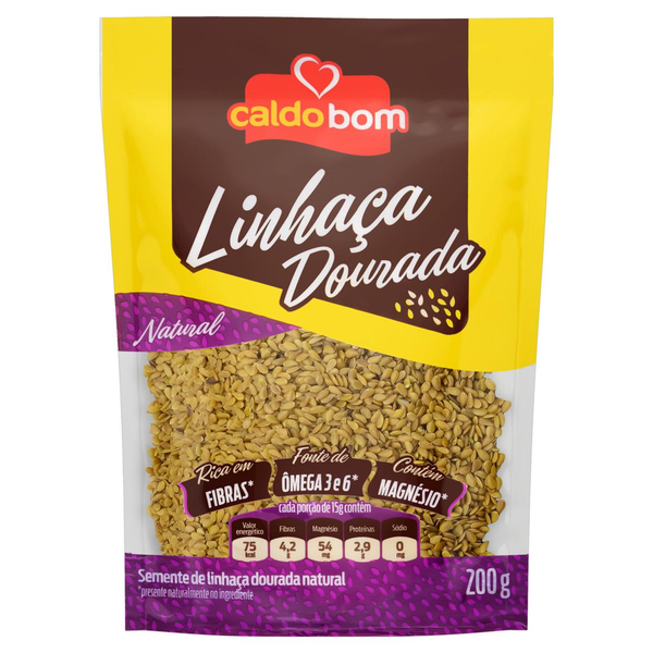 Semente de Linhaça Caldo Bom 200g - Dourada