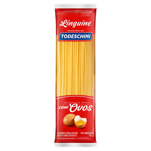 Massa com Ovos Todeschini 500g - Linguine