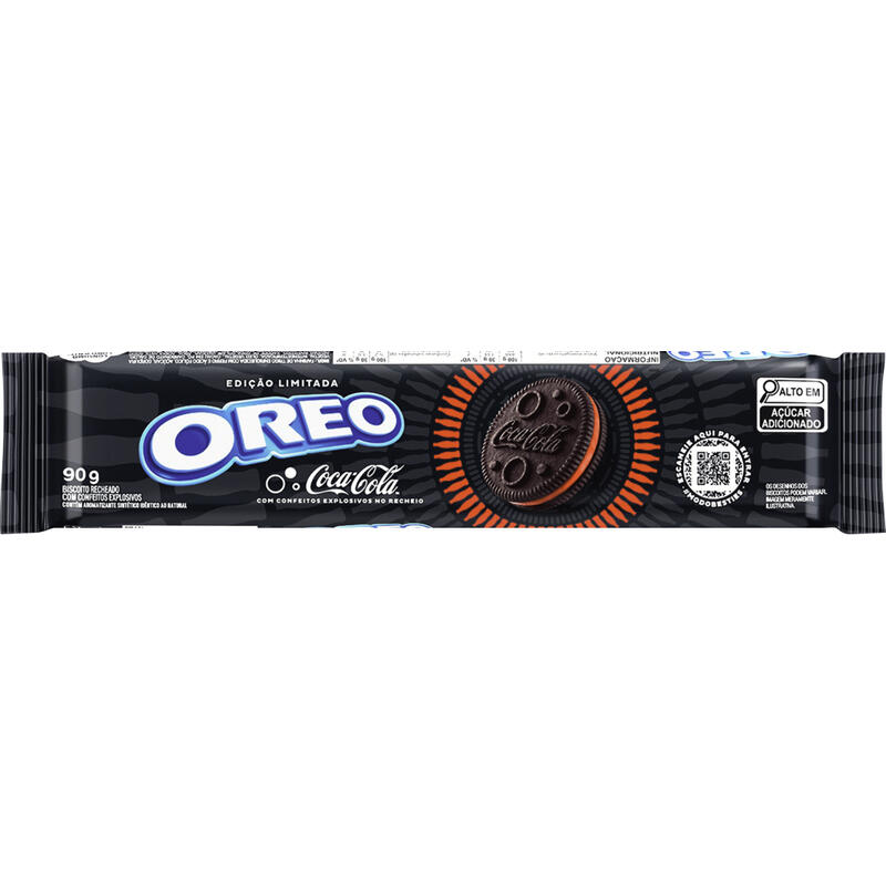 Biscoito Coca-Cola Oreo Recheio de Chocolate 90g