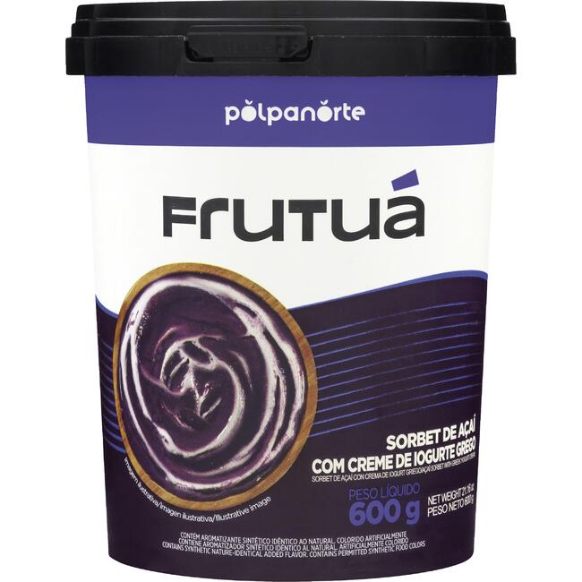 Açaí POLPANORTE Frutuá com Iogurte Grego 600g