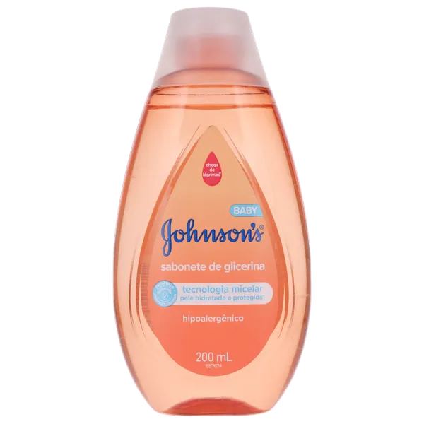 Sabonete Líquido Johnsons Baby 200ml - Da Cabeça aos Pés