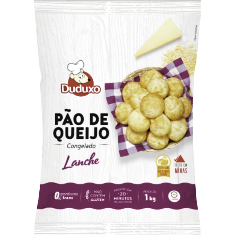 Pão de Queijo Duduxo Congelado Lanche 1kg