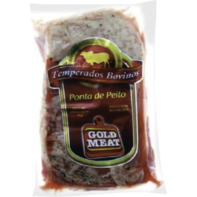 Ponta de Peito Bov Gold Meat Resf Temp Preço por quilo na peça