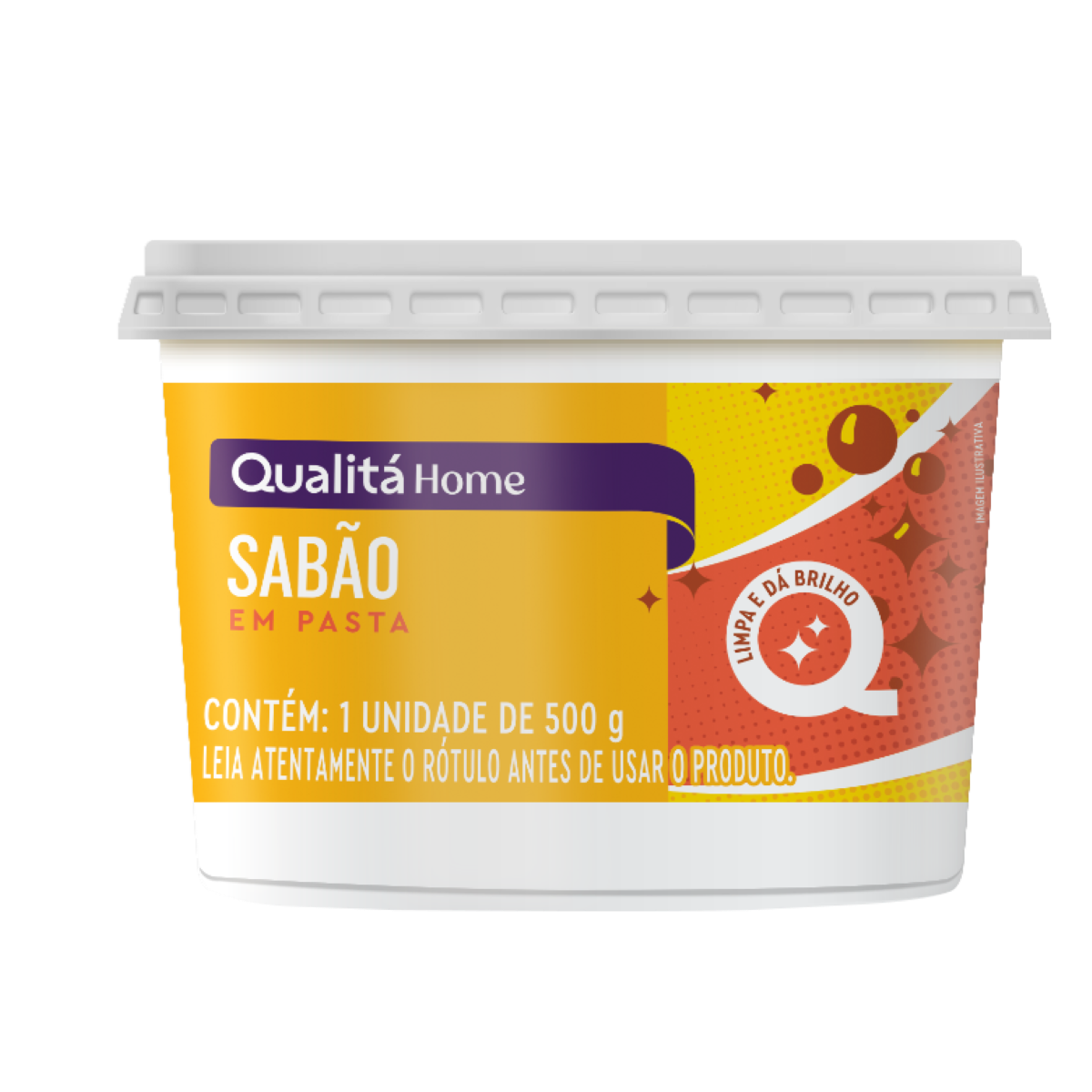 Sabão em Pasta QUALITÁ Pote 500g