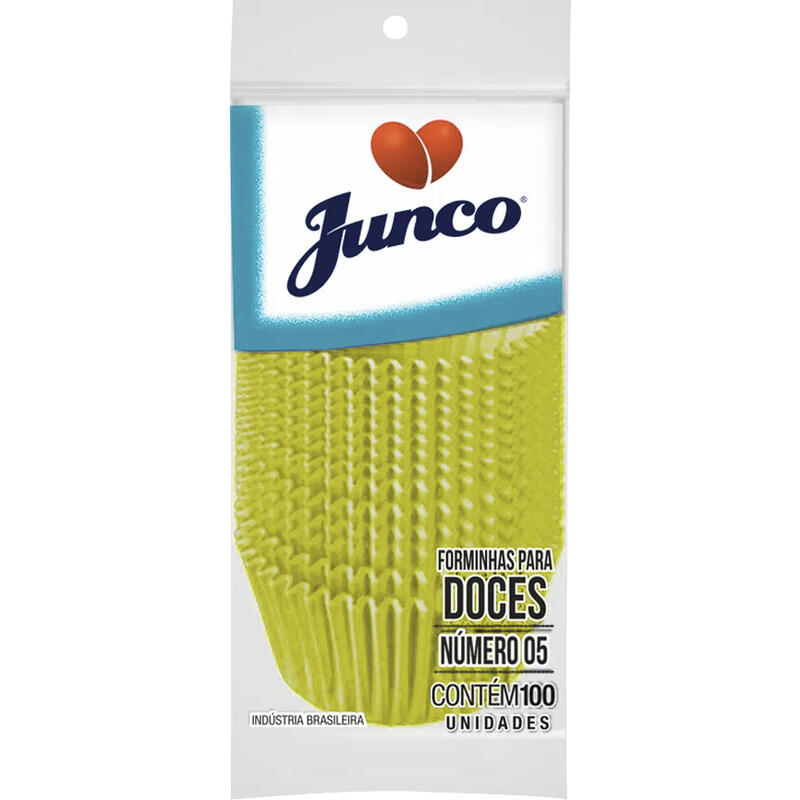 Forma de Papel Junco Amarela N°5 100 un