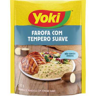 Farinha de Mandioca Yoki Tempero Suave 200g