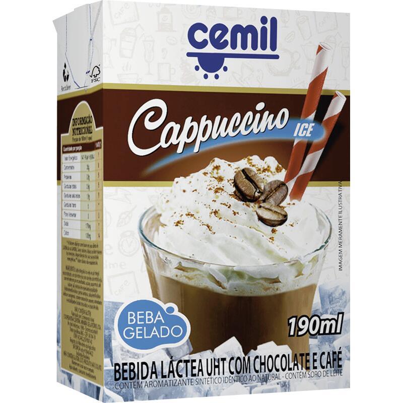 Bebida Láctea Cemil Cappuccino 190ml