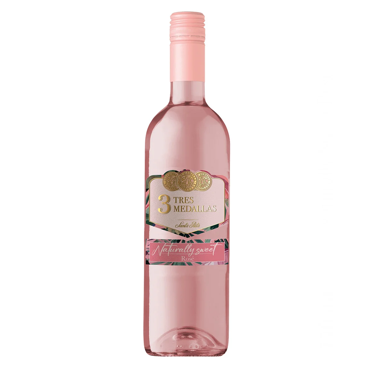 Vinho Rose Chileno Tres Medalhas Sweet 750ml