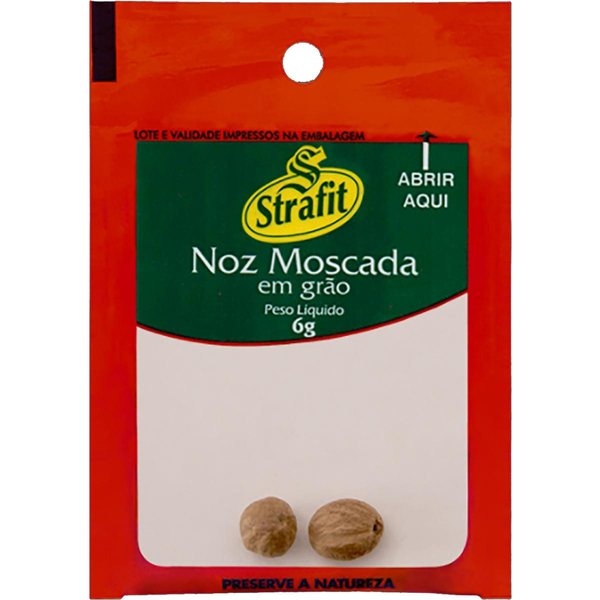 Noz-moscada Strafit 6g