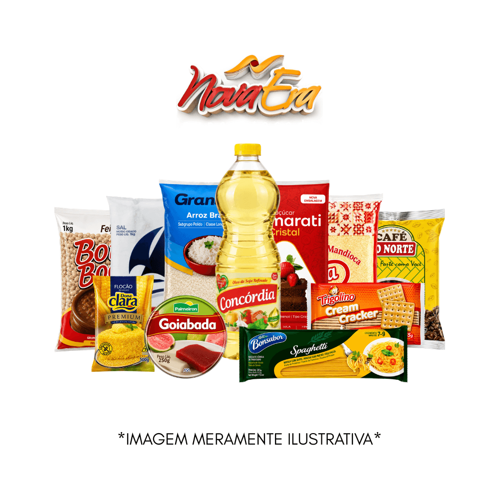 Cesta Básica Nova Era com 14 Itens
