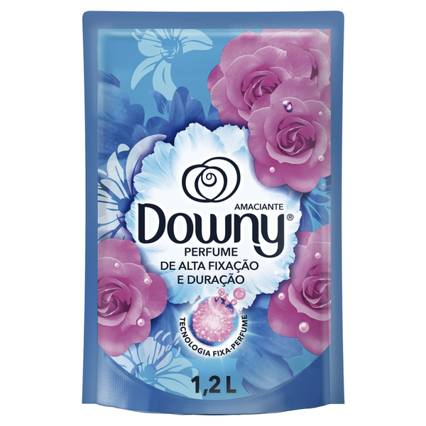 Amaciante de Roupa Concentrado Brisa de Verão Downy Sachê 1,2l Embalagem Econômica