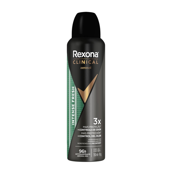 Desodorante REXONA Clinical Intense Fresh Aerosol 150ml
