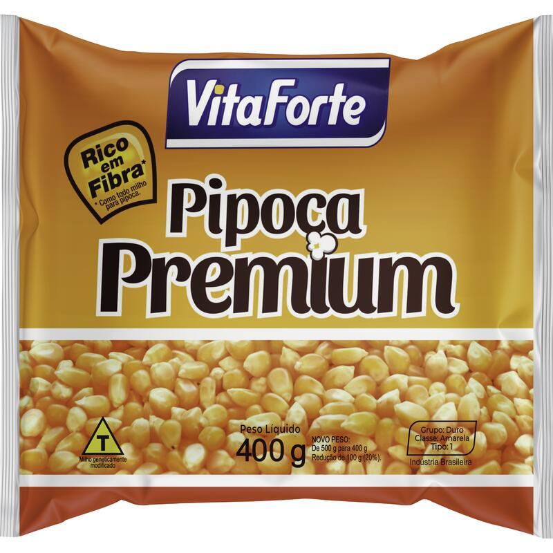 Milho para Pipoca Vitaforte 400g