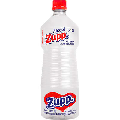 Álcool Zupp 46°INPM 1L