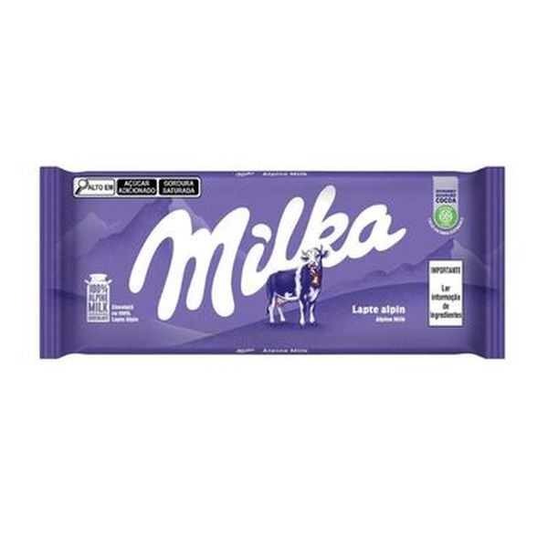 Chocolate Ao Leite Milka Alpenmelk 90g