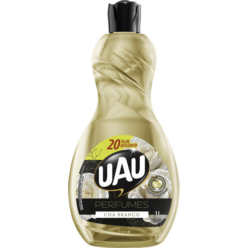 Limpador Perfumado Uau Chá Branco LEVE 1L PAGUE 800ml