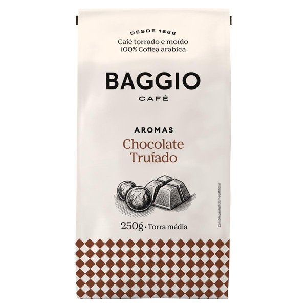 Café Torrado e Moído Chocolate Trufado Baggio Pacote 250g