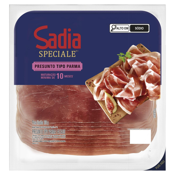 Presunto Tipo Parma Sadia Fatiado 100g
