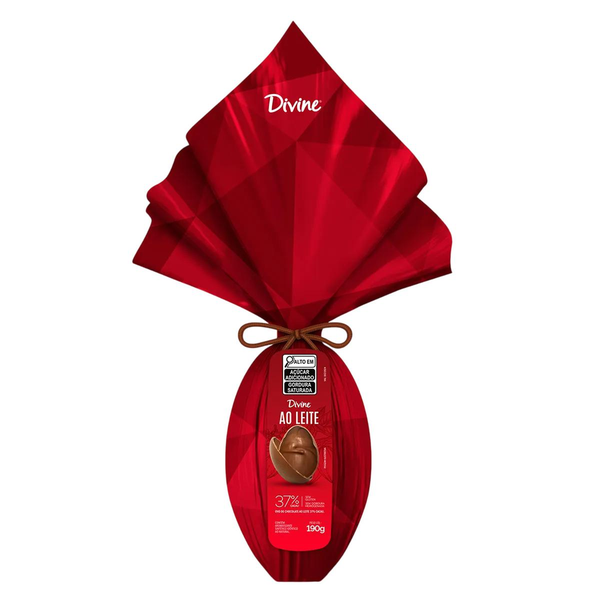 Ovo de Páscoa Divine 190g - Ao Leite