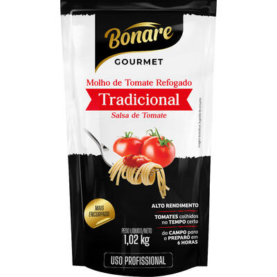 Molho de Tomate Gourmet Bonare Tradicional 1,02kg