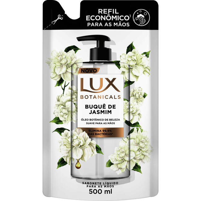 Sabonete Líquido para as Mãos Lux Botanicals Capim-Limão & Frangipani Refil 500ml
