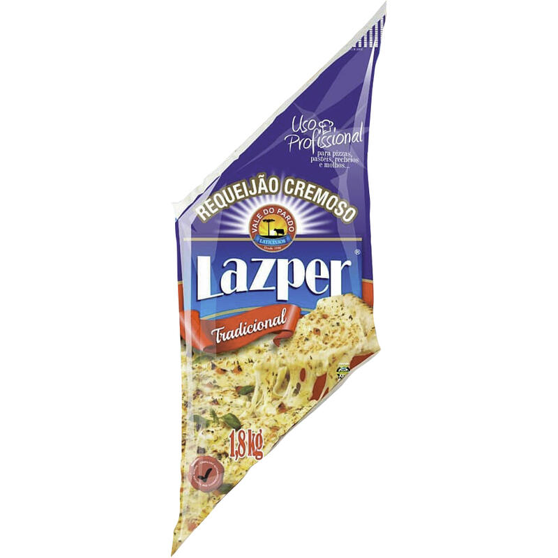 Requeijão Cremoso Lazper 1,8kg