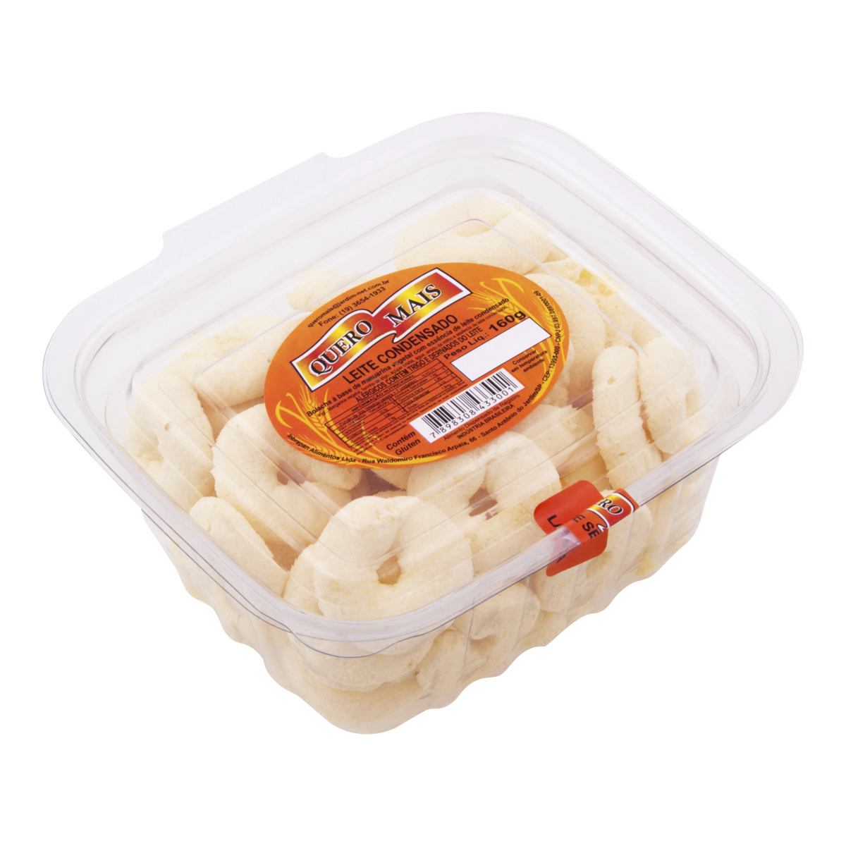 Biscoito Leite Condensado Quero Mais Pote 160g