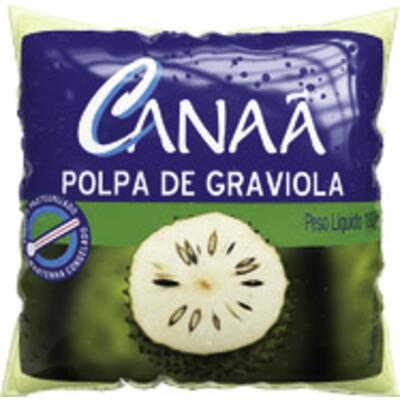 Polpa de Fruta Canaã Congelada Graviola 100g