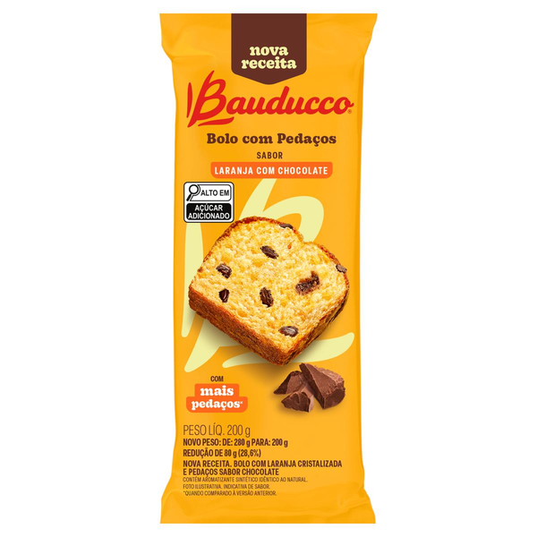 Bolo BAUDUCCO Laranja com Chocolate 200g