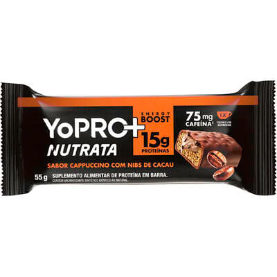 Barra de Proteína Nutrata Yopro Cappuccino 55g