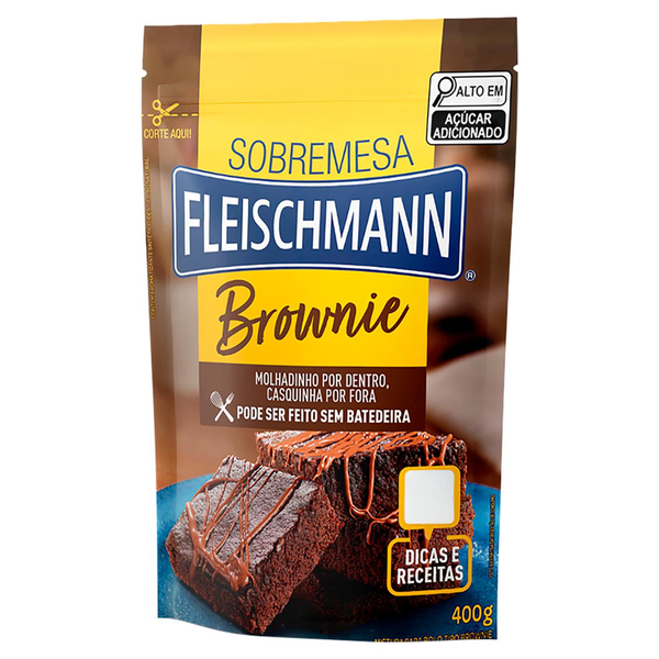 Mistura para Bolo Fleischmann Brownie de Chocolate 400g