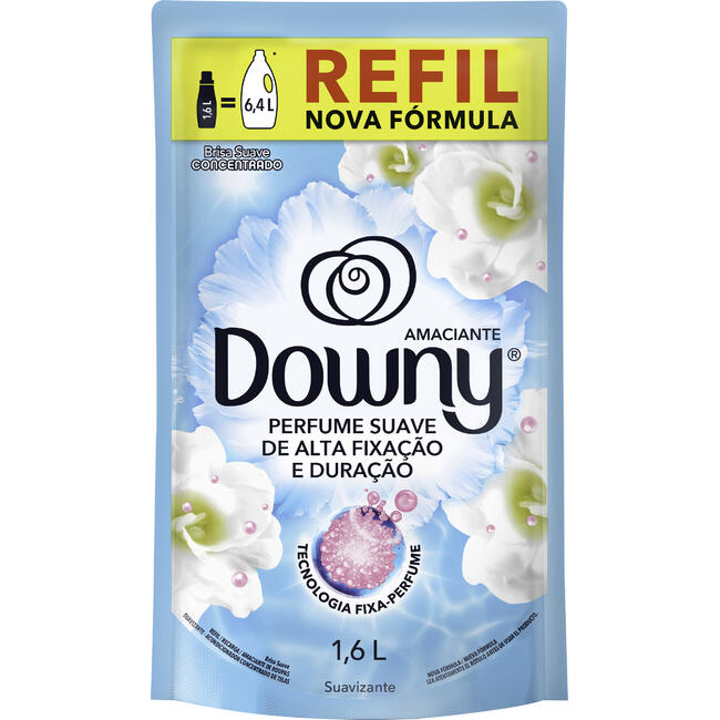 Amaciante DOWNY Concentrado Brisa Suave com perfume duradouro 1,6L
