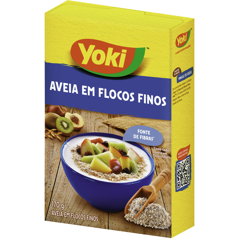Aveia Yoki Flocos Finos 170g