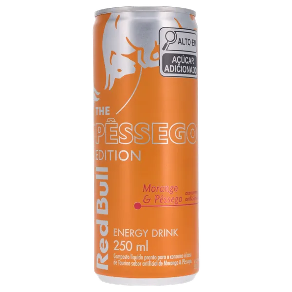 Bebida Energética Red Bull 250ml - Morango e Pêssego - Summer Edition - Lata