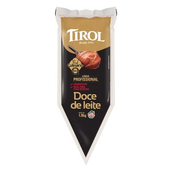 Doce de Leite Uso Culinário Tirol Profissional Bisnaga 1.8KG