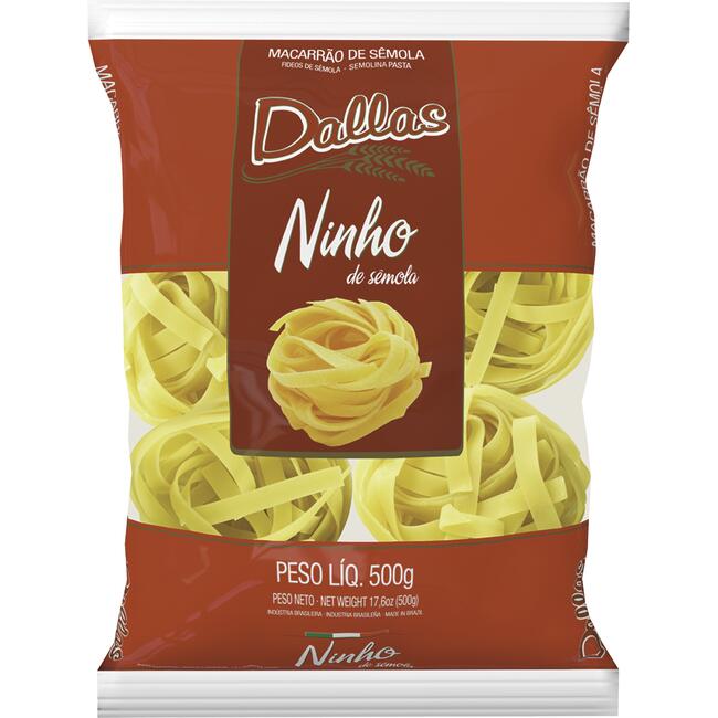 Macarrão de Sêmola Dallas Ninho 500g
