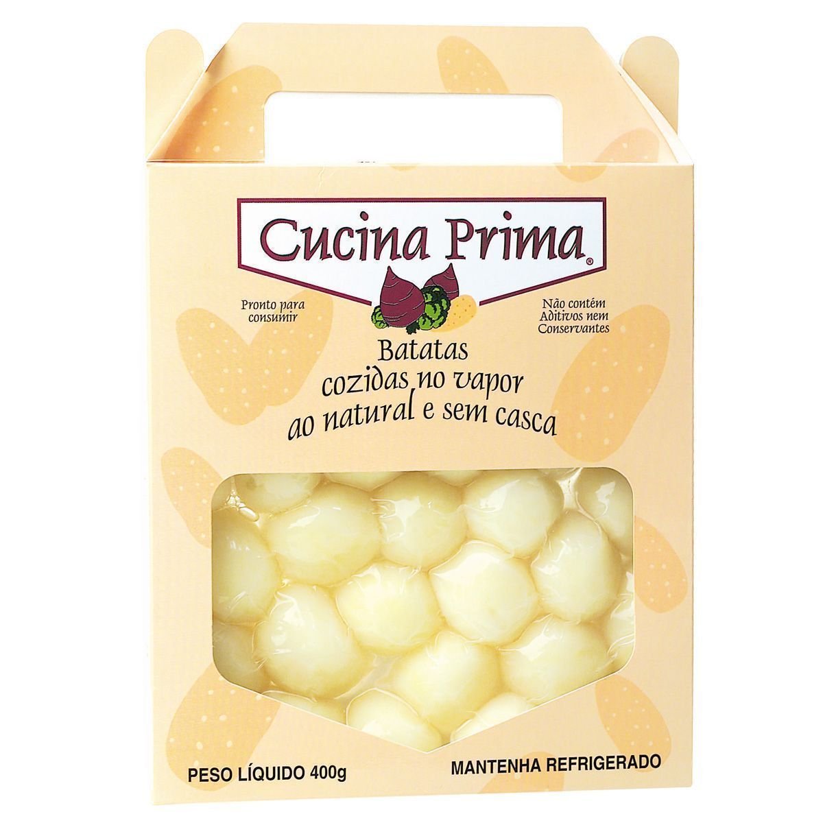 Batata Cozida à Vapor ao Natural CUCINA PRIMA 400g