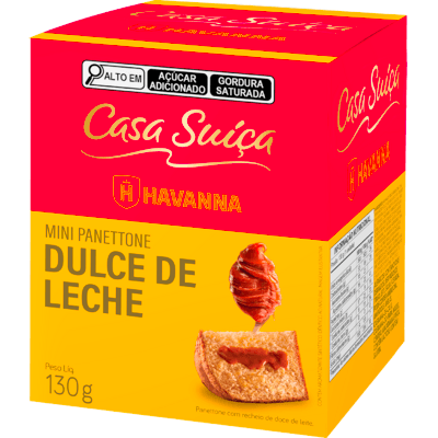 Mini Panettone Casa Suíça Havanna Dulce de Leche 130g