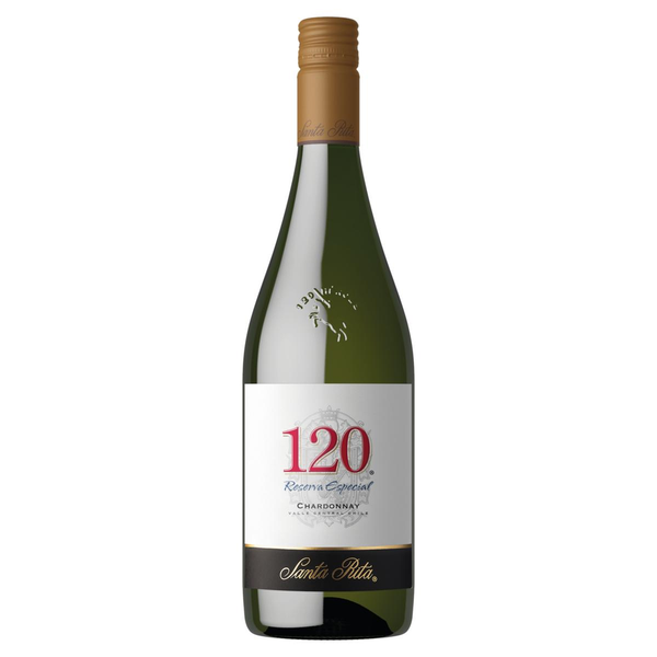 Vinho Branco Chileno SANTA RITA 120 Chardonnay 750ml