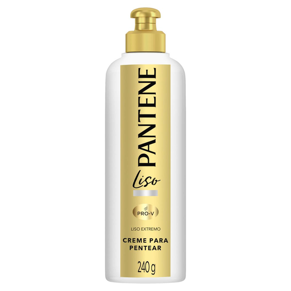 Creme para Pentear Pantene Liso Extremo Frasco 240g